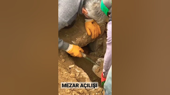 mezar açılışı şok görüntüler