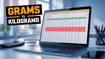 How To Convert Grams to Kilograms in Excel