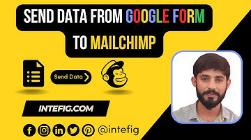 How to send data from Google form to MailChimp | Through Google add-on