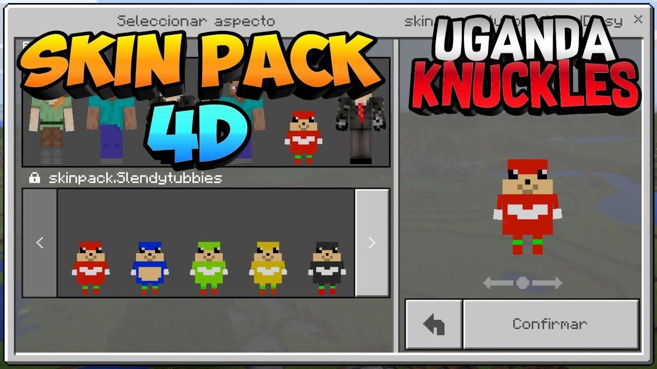 Mod knuckles, mod uganda knuckles, mapa uganda knuckles, minecraft knuckles, ...