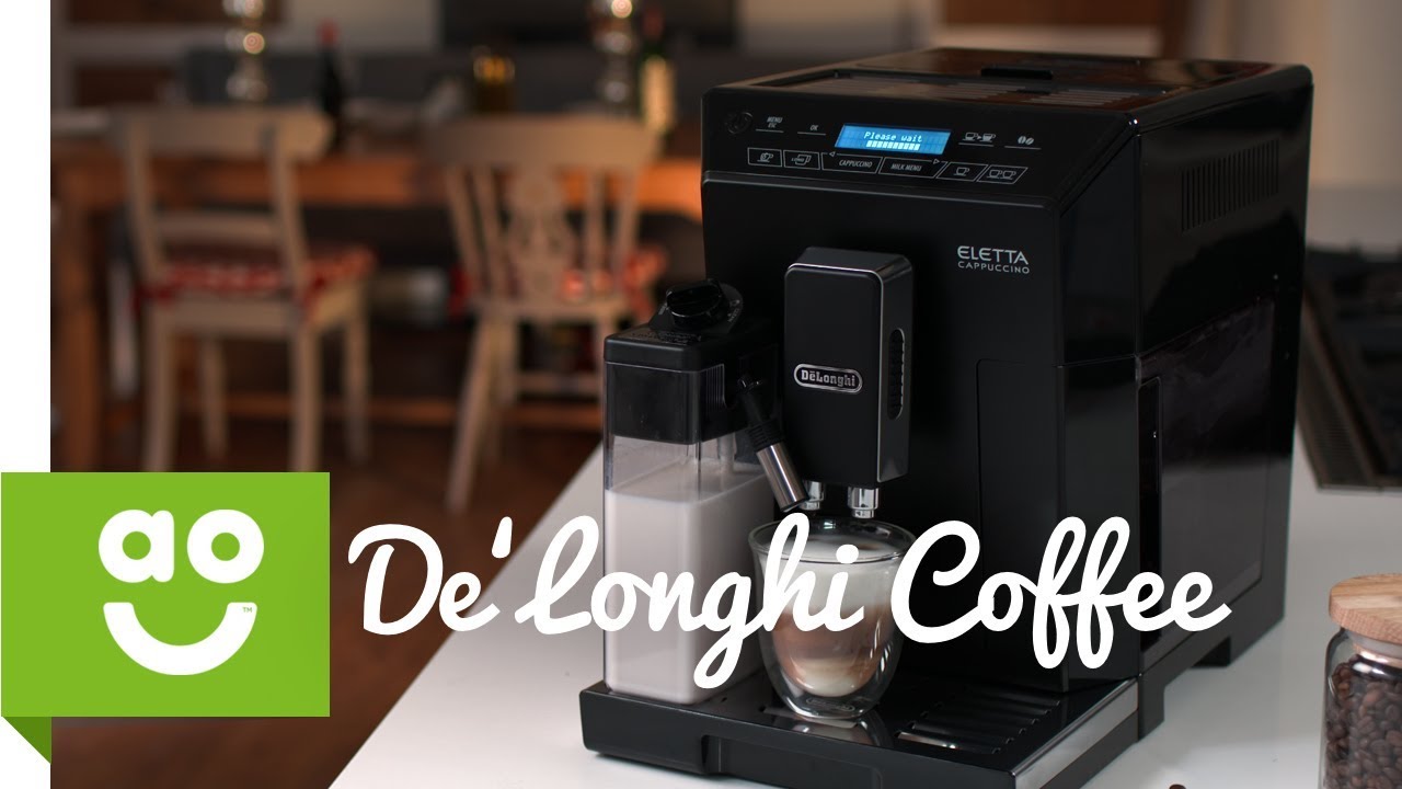 De'Longhi Eletta Cappuccino Bean to Cup Coffee Machine | ao.com