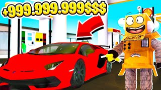 ПОСТРОИЛ СВОЮ ГИГАНТСКУЮ ЗАПРАВКУ ЗА 5 МИНУТ! НУБ И ПРО ВИДЕО ROBLOX