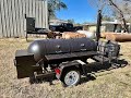 250 Gallon BBQ Pit and Trailer 2021