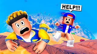 Can We CLIMB The WORLD TALLEST MOUNTAIN In Roblox CLIFF?!