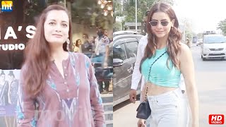 Dia Mirza looks beautiful in traditional attire, Aamna Sharif opts Sunglasses and casual look