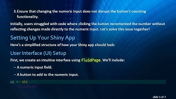 How to Create a Count Button in a Shiny App That Interacts with updateNumericInput