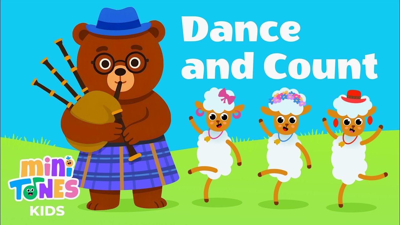 DANCING SHEEP! | COUNT AND DANCE WITH THE MEADOW BAND - YouTube