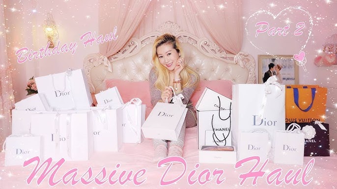 BIRTHDAY & MASSIVE DIOR HAUL 🛍 PART 1 💖 CHANEL, DIOR, LOUIS VUITTON &  MORE UNBOXINGS + STORY ❤️😭 