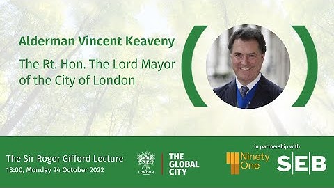 The Sir Roger Gifford Lecture