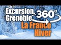 La France. Hiver. Grenoble. 2021 Winter. VR 360