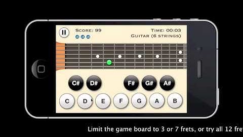 A great way to learn the guitar fretboard - EasyFrets demo