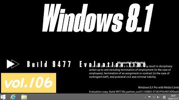 Windows 8.1 Build 9477