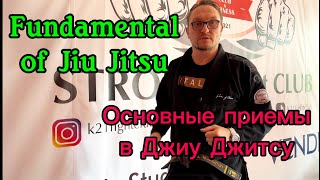 Основные приемы для начинающих которые обязан знать каждый ! #джиуджитсу #fundamental #tutorial