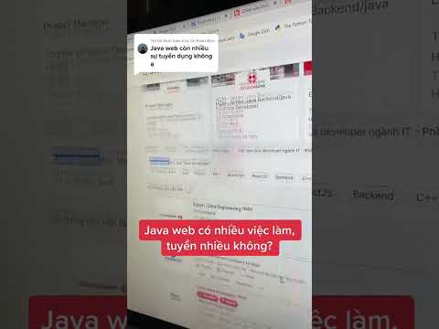 Java web còn tuyển nhân sự nhiều không?