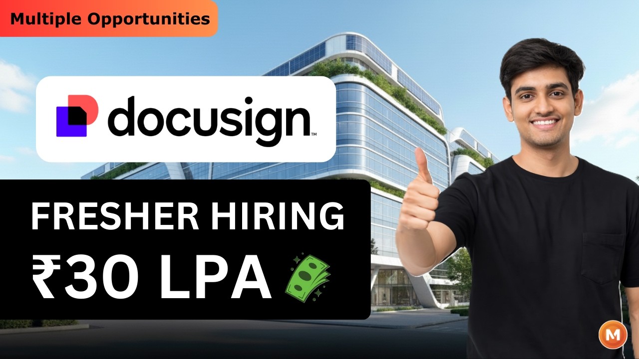 Docusign Hiring Freshers | SDE + Mern stack developer jobs | Off campus ...