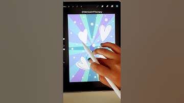 Abstract Art PROCREATE #procreate #easy #digitalart #asmr #drawing #artinstruction #diy #ipad