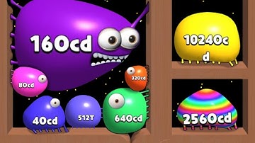 BLOB MERGE 3D ( jelly 2048) 🆚 help me tricky puzzle 2048 Gameplay part 28