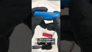 Ever wonder what mAh (milliamp-hour) actually means for your clipper battery? #shorts #barber