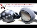 Bose 700 UC vs Bowers & Wilkins PX7 Noise Cancelling Headphones Comparison