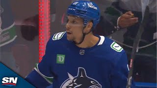 Dakota Joshua Finds The Rebound And Strikes Back To Put Canucks On The Board