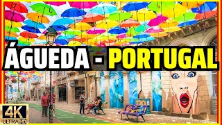 Агеда, Португалия: Город разноцветных зонтиков