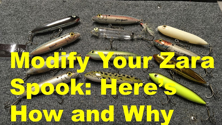 How to fish a zara spook