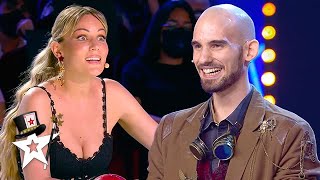 Magician Does CARD TRICKS With Judge on Spain's Got Talent 2021 | Magicians Got Talent