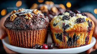 LENTIL MUFFINS with Cheesecake Filling — No Sugar, No Flour