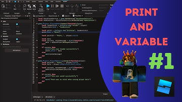 Roblox Scripting Tutorial (Ep1) - Print and Variable
