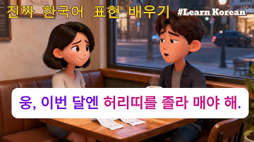 🇰🇷 일상 대화 필수 한국어 관용구 20가지 | 네이티브처럼 자연스럽게 말하기 (초급-중급)