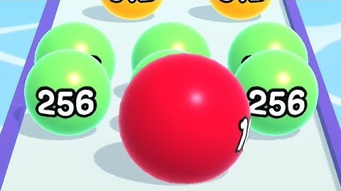 Ball Run 2048 - All Levels Gameplay Android, iOS ( Levels 834-837