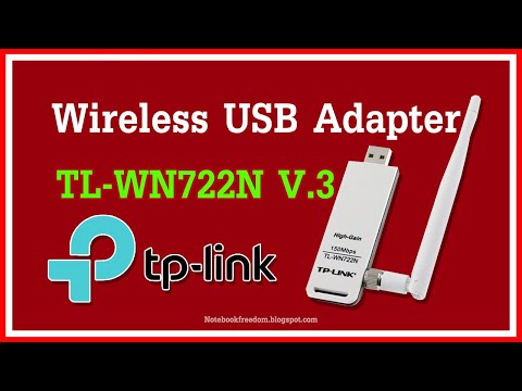 TP-LINK (TL-WN722N V.3.20) N150 High Gain Wireless USB Adapter