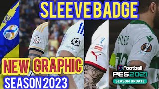 PES 2021 Sleeve Badge /Armband -New graphical mod  Season 2023