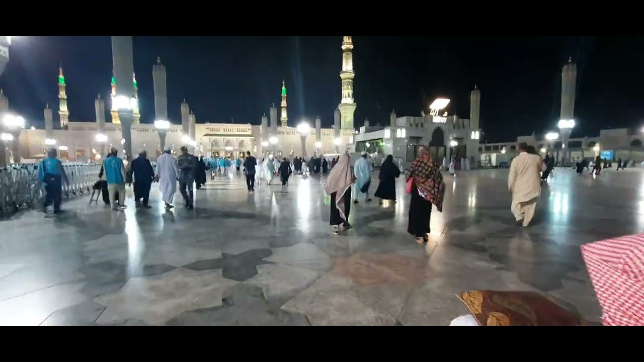 أذان الفجر من المسجد النبوي الشريف في السابع والعشرين من شهر ربيع الأول ...
