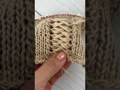 Декор вязаного изделия #вязаниеспицами #урокивязания #knitting #handmade #knit