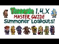 Best terraria summoner loadout guide 14x master mode prehardmode  hardmode progression