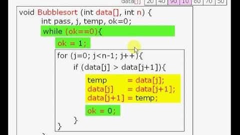 🎯C 冒泡排序法 bubble-sort(2)