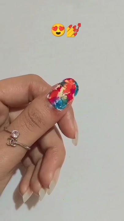 holi special nail art