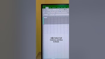 របៀបបង្កើត Cell ក្នុង Microsoft Excel.