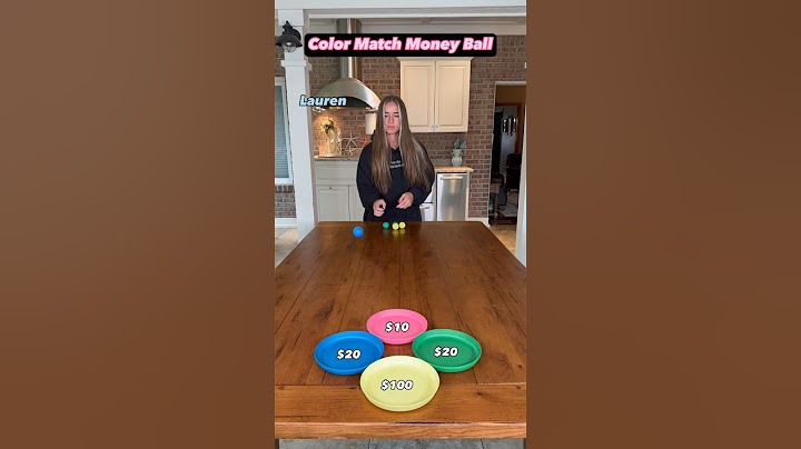 Match the color, win the money! #colormatch #moneyball