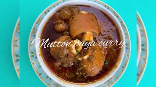 Mutton Paya Curry Recipe I Goat trotters curry recipe.