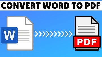 How to Convert Word Document to PDF | Word File to PDF Converter
