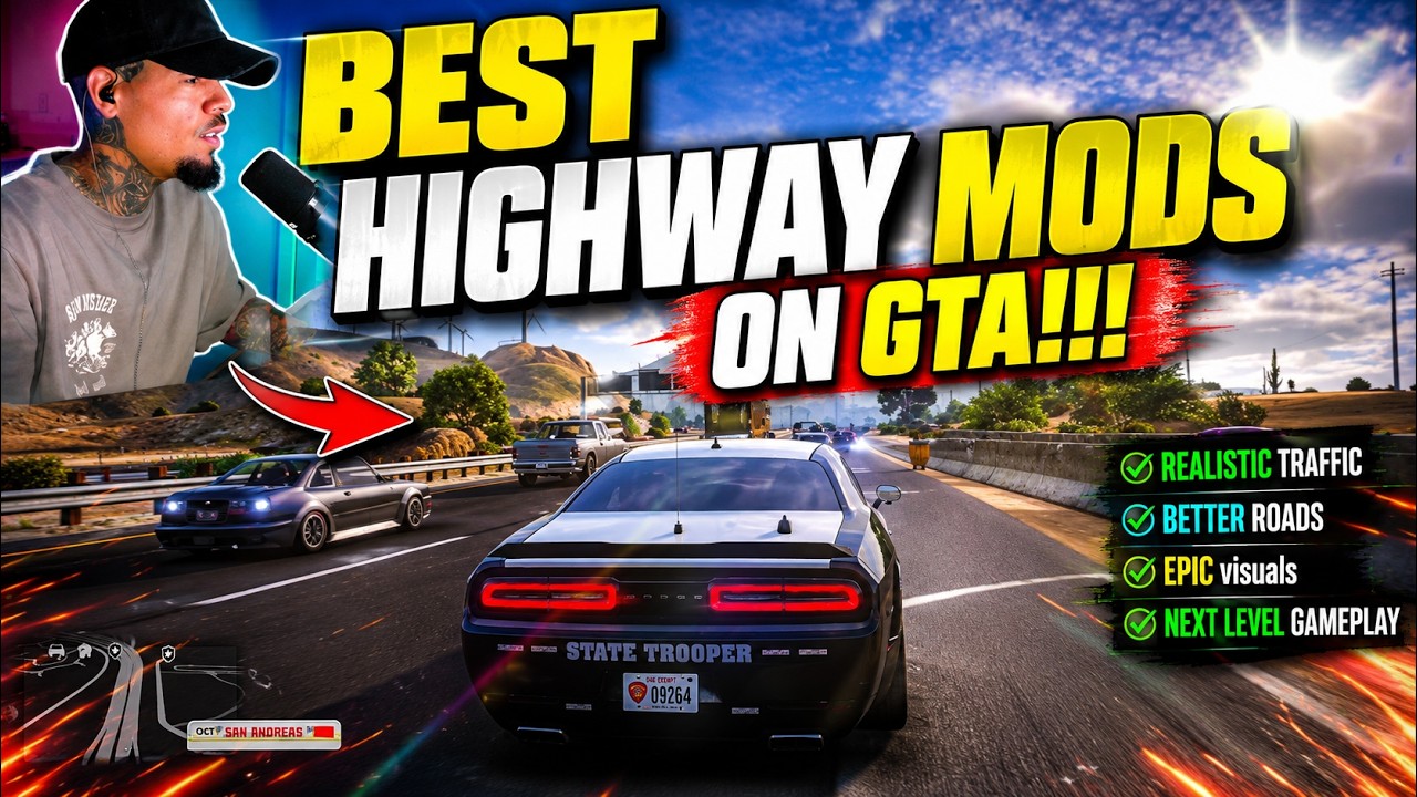 The BEST Ai Highway patrol mods on GTA V!!!