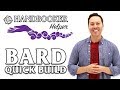 Handbooker Helper: Bard (Quick Build)