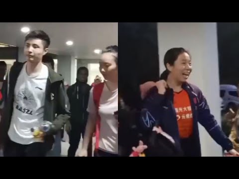 Melihat kedatangan atlet badminton China dan Korea saat akan tes