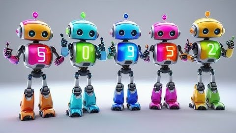 Six Toy Robots Count to Ten | Fun Counting Song for Kids | Learn Numbers 1 to 10