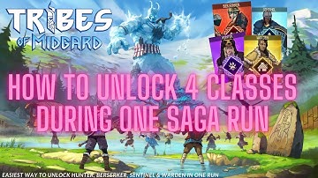 How to unlock 4 classes during one Saga Run | Tribes of Midgard