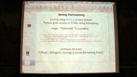 Python Bootcamp, Day 2, Video 2: Advanced Strings and File IO