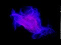 Purple to Blue Particle Simulation