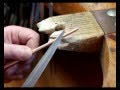 Filing Up The Blade Of A Shakudo Kogai 